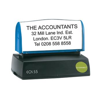 Q-CONNECT Voucher for Custom Pre-Inked Stamp 57x20mm KF02106 (KF02106)