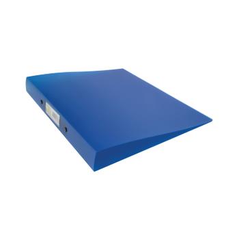 Q-CONNECT 2 Ring Binder Frosted A4 Blue (Frosted polypropylene covers with 25mm capacity) KF02483 (KF02483)