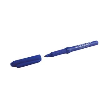 Q-CONNECT Blue 0.4mm Fineliner Pen (Pack of 10) KF25008 (KF25008)