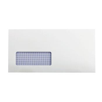 Q-CONNECT DL Envelopes Window Recycled Self Seal 100gsm White (Pack of 500) KF3505 (KF3505)