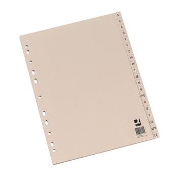 Q-CONNECT 20-Part A-Z Index Multi-Punched Buff A4 Manilla KF26011 (KF26011)