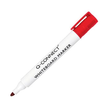 Q-CONNECT Drywipe Marker Pen Red (Pack of 10) KF26037 (KF26037)