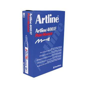 ARTLINE 400 Bullet Tip Paint Marker Medium Yellow (Pack of 12) A4006 (400XF A4006)