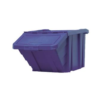 VFM Blue Heavy Duty Recycle Storage Bin with Lid 369044 (369044)
