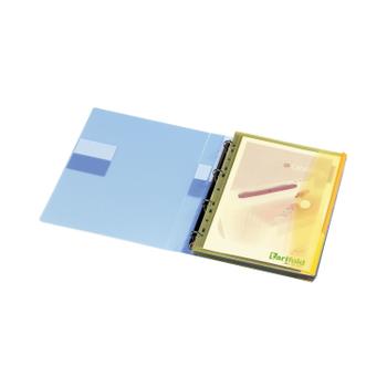 TARIFOLD Punched Wallets Polypropylene A4 Assorted Colours (Pack 12) - TAE510229 (TAE510229)