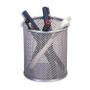 Q-CONNECT Mesh Pen Pot Silver KF00846