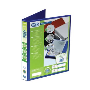 ELBA Panorama Presentation Ring Binder 25mm Capacity 40mm Spine A4+ 2 D-Ring Blue (Pack 6) 400008412 (400008412)