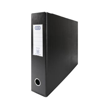 ELBA Lever Arch File Polypropylene A3 90mm Spine Width Landscape Black (Pack 2) 100082430 (100082430)