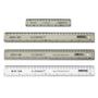 Q-CONNECT Clear 150mm/15cm/6inch Ruler KF01106