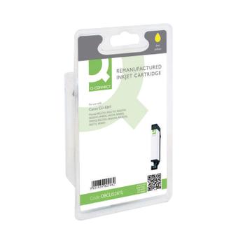 Q-CONNECT Canon CLI-526Y Remanufactured Yellow Inkjet Cartridge 4543B001 (CLI-526Y-COMP)