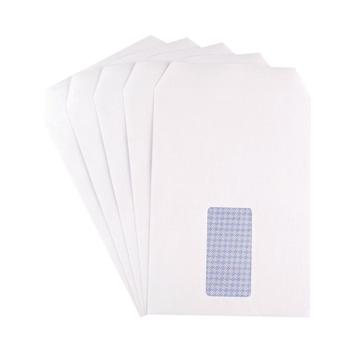 Q-CONNECT C5 Envelopes Window Pocket Self Seal 90gsm White (Pack of 500) 9000020 (KF71463)
