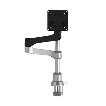 R-Go Zepher 4 C2 Single Monitor Arm Desk Mount Adjustable Black/ Silver RGOVLZE4SI (RGOVLZE4SI)