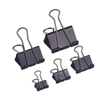 Unbranded Foldback Clip 19mm Black (Pack of 10) 9285001 (9285001)