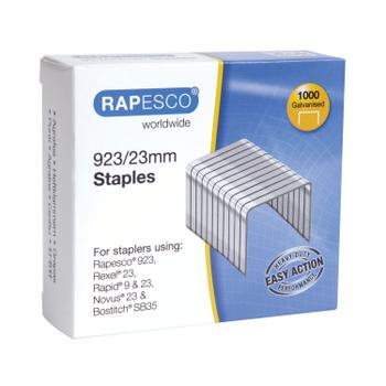 Rapesco 923/23mm Staples Galvanised Finish (Pack of 1000) 1242 (1242)
