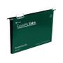 REXEL Crystalfile Extra Foolscap Suspension File Polypropylene 30mm Green (Pack 25) 70631