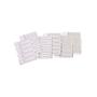 Q-CONNECT 1-5 Index Multi-Punched Reinforced Board Clear Tab A4 White KF01527