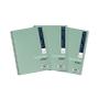 CAMBRIDGE Jotter A4 Wirebound Card Cover Notebook Ruled 200 Pages Metallic Green (Pack 3) - 400039062