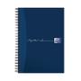 OXFORD My Notes Notebook A5 Card Cover Wirebound Ruled 100 Pages Navy Blue (Pack 5) 400020197