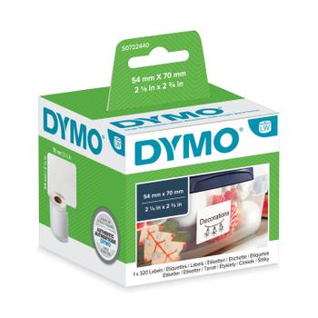 DYMO 99015 LabelWriter Large Multipurpose Labels 70mm x 54mm (Pack of 320) S0722440 (S0722440)