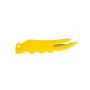 Unbranded Cruze Yellow Safety Tape/Packing Cutter