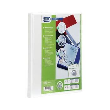 ELBA Panorama Presentation Ring Binder 50mm Capacity 70mm Spine A4+ 2 D-Ring White (Pack 4) 400007674 (400007674)