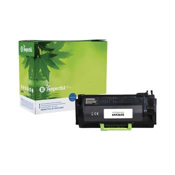 RESPECTFUL Lexmark T644 High Yield Black Toner 006443 64436XE-COMPBNR (T644-BPE)