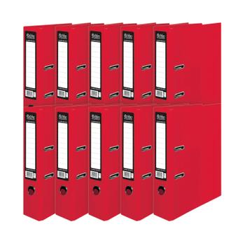 PUKKA PAD Pukka Brights Lever Arch File A4 Red (Pack of 10) BR-7758 (BR-7758)