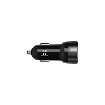 PW3R PW3R Dual Port Charger with Nylon Braided Cable USB-A to USB-C (PWR-CPC-A2C-1.2)