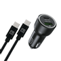 PW3R PW3R Dual Port Charger with Nylon Braided Cable USB-C to USB-C (PWR-CPC-C2C-1.2)