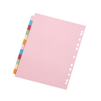 Q-CONNECT 12-Part Subject Divider Multi-Punched A4 (Pack of 20) KF01515Q (KF01515Q)