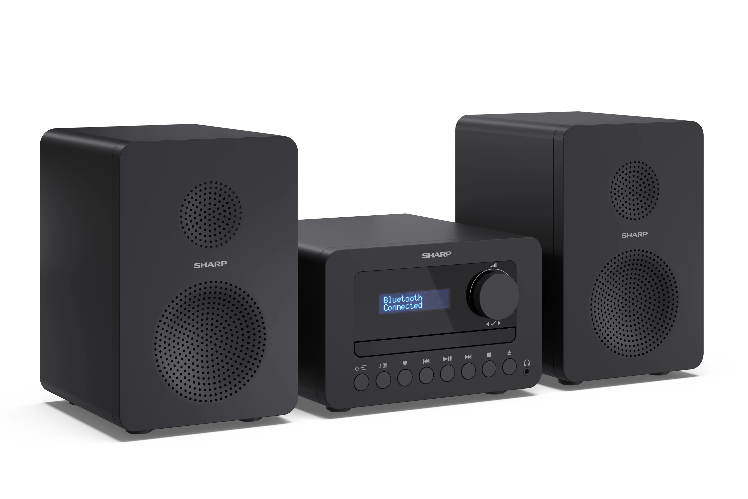 SHARP Tokyo FM Hi-Fi Micro System - Black (XL-B514(BK))