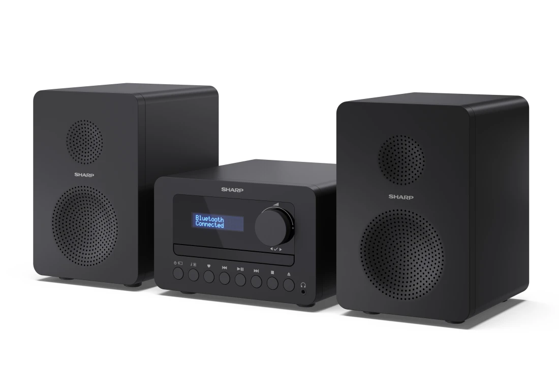SHARP Tokyo FM Hi-Fi Micro System - Black (XL-B514(BK))