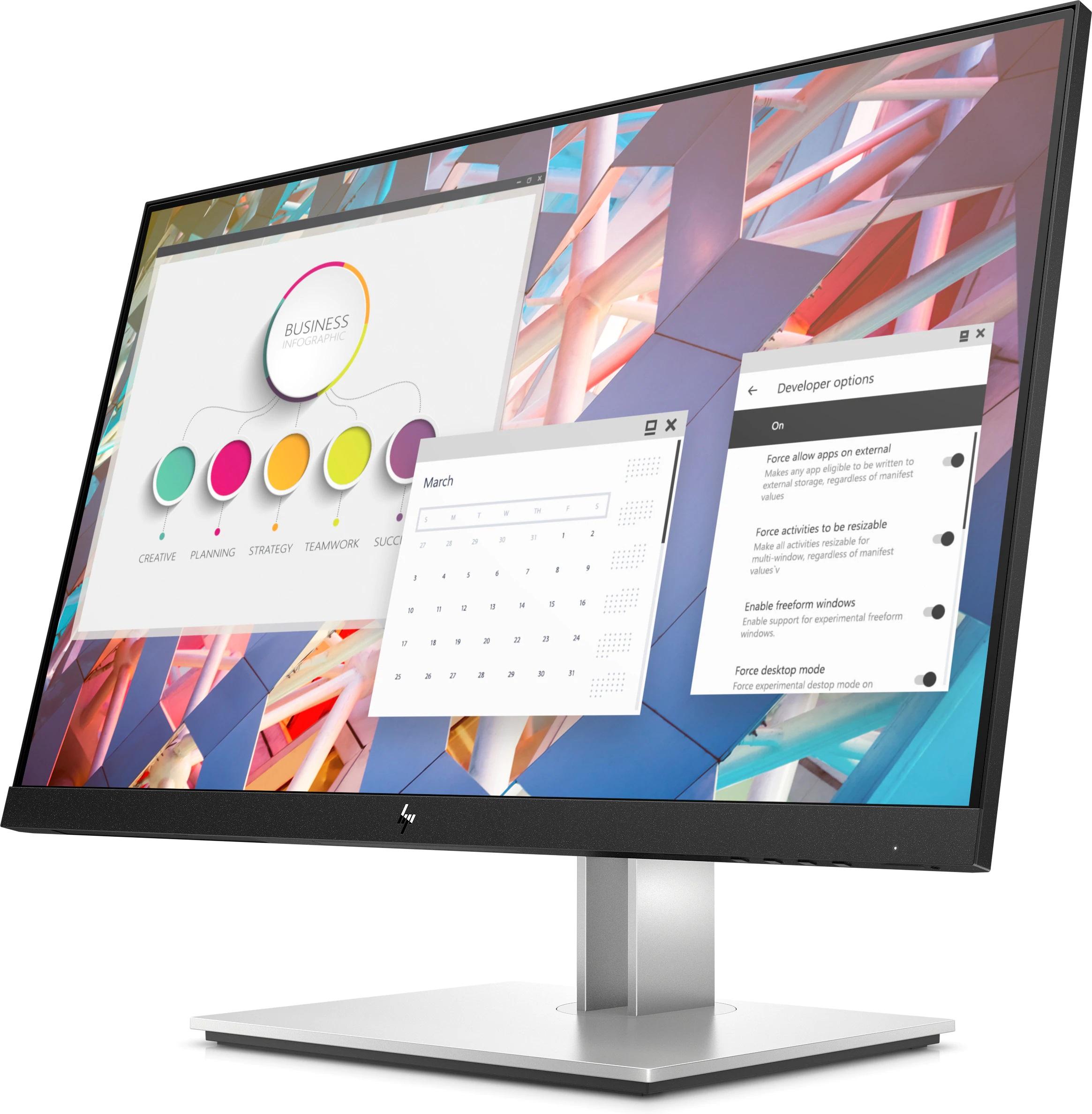HP E24 G4 23.8inch IPS FHD 1920x1080 16:9 Display Port HDMI VGA 5xUSB ...
