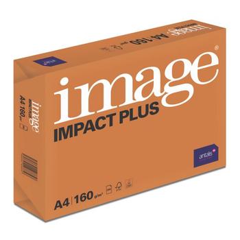 ANTALIS Image Impact Plus A4 wit 160g/m2 pak à 250 vel - Prijs geldig bij een minimale afname per doos (5 pakken per doos) (489601-5)