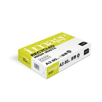 ANTALIS Image Recycled A3 High White Blue Angel 80g/m2 pak à 500 vel - Prijs geldig bij een minimale afname per doos (5 pakken per doos) (468432-1)