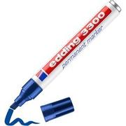 EDDING 3300 Permanentmarker 100% Gerecycled Breed Beitelpunt 1 - 5 mm Blauw Navulbaar Waterbestendig