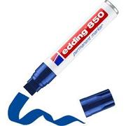 EDDING 850 Permanentmarker 100% Gerecycled Extra breed Beitelpunt 5 - 15 mm Blauw Navulbaar Waterbestendig