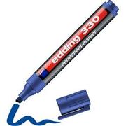 EDDING 330 Permanentmarker Breed Beitelpunt 1 - 5 mm Blauw Navulbaar Waterbestendig