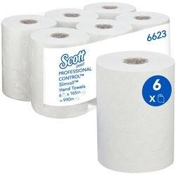 SCOTT Control Slimroll Papieren handdoeken Wit 1-laags 990 m 6623 6 Stuks (6623)