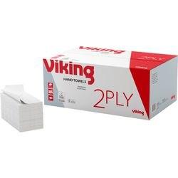 VIKING Standard Handdoek V-vouw Wit 2-laags 1185069 15 Stuks à 250 Vellen (1185069)