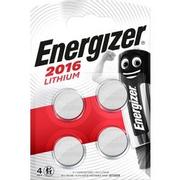 ENERGIZER Knoopcelbatterij Lithium CR2016 100 mAh Lithium (Li) 3 V 4 Stuks
