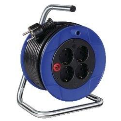 BRENNENSTUHL Kabelhaspel Kompakt 4 stopcontacten 15M (1079180004)