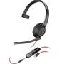 HP Poly Blackwire Headset Hoofd Ja Stereo C5210 Zwart