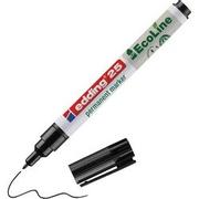EDDING ecoline E-25 Permanentmarker Ronde punt - 1 mm Zwart Navulbaar