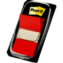 POST-IT Indexen Rechthoekig 2,54 x 4,32 cm Rood 50 Strips (680-1 RO)