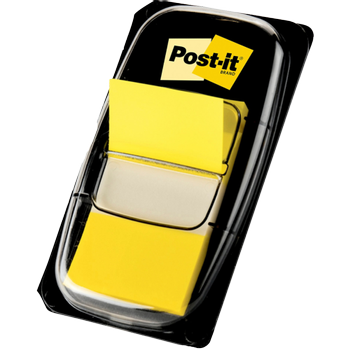 POST-IT Indexen Rechthoekig 2,54 x 4,32 cm Geel I680-5-GE 50 Strips (680-5 GE)