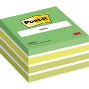 POST-IT Notes Kubus 76 x 76 mm Pastelgroen 450 Vellen