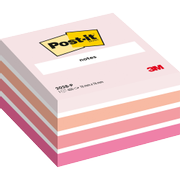 POST-IT Notes Kubus 76 x 76 mm Pastelroze 450 Vellen