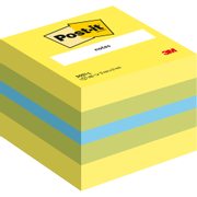 POST-IT Notes Kubus 51 x 51 mm Limoen Kleurenassortiment 400 Vellen