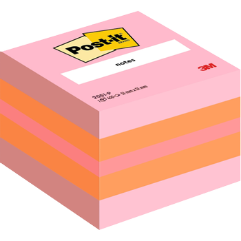 POST-IT Notes Kubus 51 x 51 mm Kleurenassortiment 400 Vellen (2051-P)